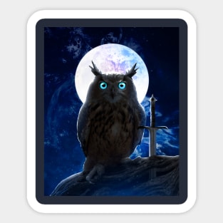 The Night Owl Sticker